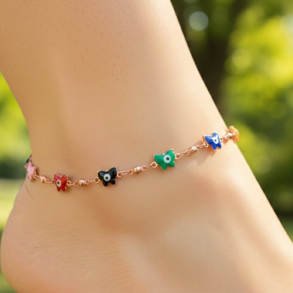 "Elegant Handmade Anklet – Delicate Jewelry for Women, MAR091886